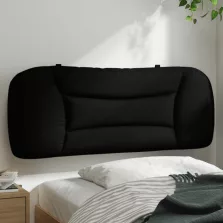 vidaXL fekete szövet fejtámla párna 100 cm