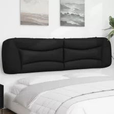 vidaXL fekete műbőr fejtámla párna Hvar 200 cm