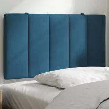 vidaXL kék bársony fejtámla párna Hanko 80 cm