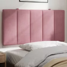 vidaXL rózsaszín bársony fejtámla párna 100 cm
