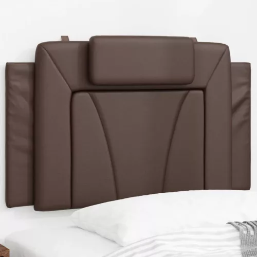 vidaXL barna műbőr fejtámla párna 80 cm
