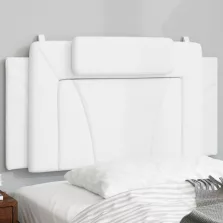 vidaXL fehér műbőr fejtámla párna 100 cm
