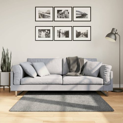 vidaXL zöld hosszú szálú bozontos modern szőnyeg 120 x 120 cm