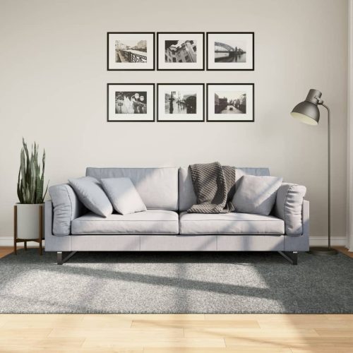 vidaXL zöld hosszú szálú bozontos modern szőnyeg 160 x 230 cm