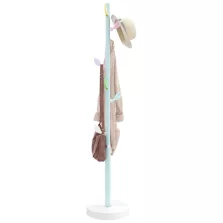 vidaXL kék porszórt vas ruhafogas 172 cm