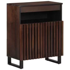   vidaXL barna tömör mangófa tálalószekrény 60 x 34 x 75 cm