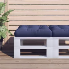   vidaXL tengerészkék oxford szövet raklappárna 58 x 58 x 10 cm