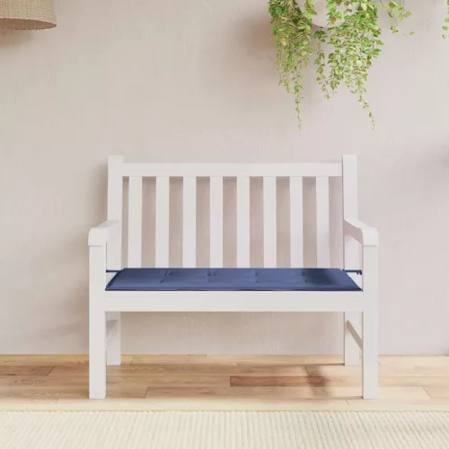 vidaXL tengerészkék oxford szövet kerti padpárna 120x50x4 cm