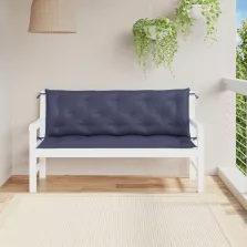   vidaXL 2 db tengerészkék oxford szövet kerti padpárna 150 x 50 x 7 cm