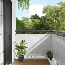   vidaXL világosszürke 100% oxford poliészter erkélyparaván 90 x 300 cm
