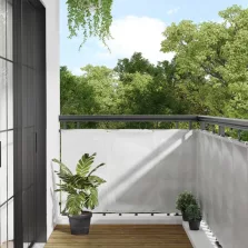   vidaXL világosszürke 100% oxford poliészter erkélyparaván 90 x 500 cm