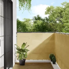   vidaXL homokszínű 100% oxford poliészter erkélyparaván 120 x 300 cm