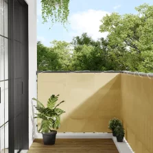   vidaXL homokszínű 100% oxford poliészter erkélyparaván 120 x 800 cm