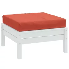 vidaXL melange piros szövet raklappárna 60x60x9,5 cm