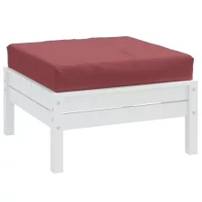 vidaXL melange bordó szövet raklappárna 60x60x9,5 cm