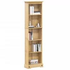   vidaXL Corona tömör fenyőfa könyvszekrény 46 x 20 x 170 cm