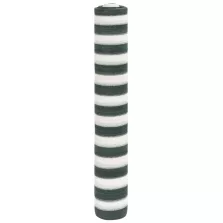   vidaXL zöld és fehér HDPE belátásgátló háló 2 x 10 m 75 g/m²