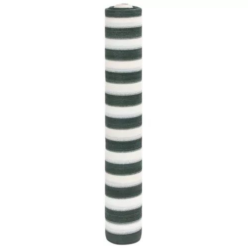 vidaXL zöld és fehér HDPE belátásgátló háló 1,5 x 25 m 195 g/m²