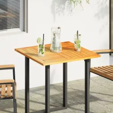   vidaXL tömör akácfa négyzet alakú asztallap 70 x 70 x 2 cm