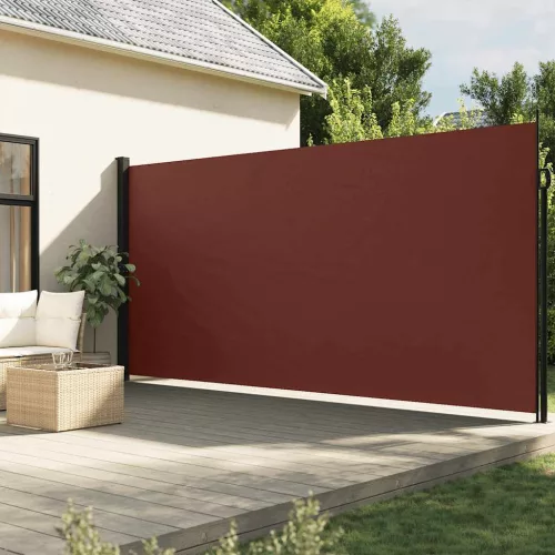 vidaXL barna behúzható oldalsó napellenző 220 x 300 cm