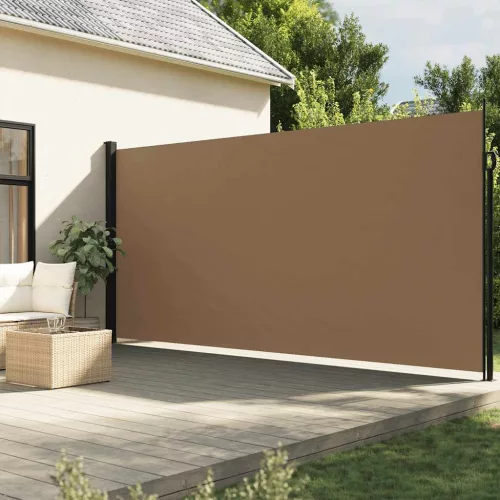 vidaXL tópszínű behúzható oldalsó napellenző 220 x 300 cm