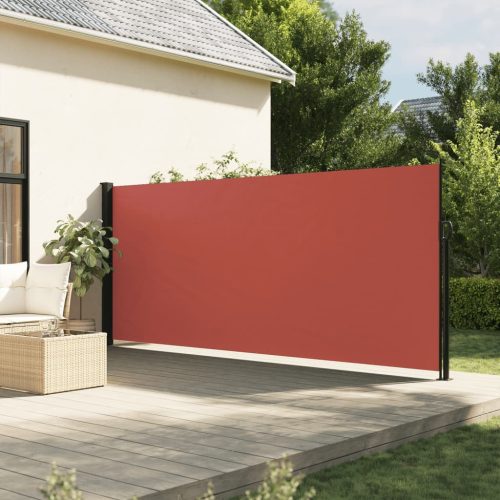 vidaXL terrakotta behúzható oldalsó napellenző 160 x 500 cm