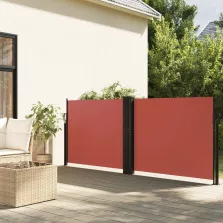   vidaXL terrakotta behúzható oldalsó napellenző 100 x 600 cm