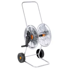   vidaXL acél kerekes tömlődob 50 m 1/2"-es vagy 35 m 3/4"-es tömlőhöz