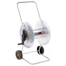   vidaXL acél kerekes tömlődob 80 m 1/2"-es vagy 50 m 3/4"-es tömlőhöz