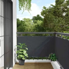   vidaXL antracitszürke PVC belátás elleni erkélyparaván 300x90 cm