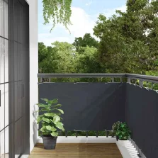   vidaXL antracitszürke PVC belátás elleni erkélyparaván 600x120 cm