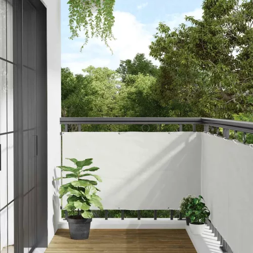 vidaXL fehér PVC belátás elleni erkélyparaván 700x120 cm