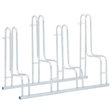   vidaXL padlón álló horganyzott acél kerékpártartó 4 kerékpárhoz