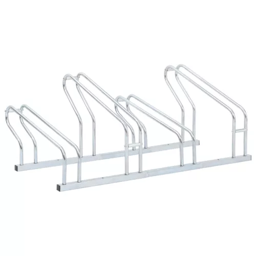 vidaXL padlón álló horganyzott acél kerékpártartó 4 kerékpárhoz