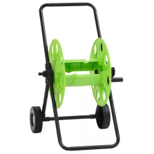   vidaXL zöld acél kerekes tömlődob 60 m 1/2" tömlőhöz