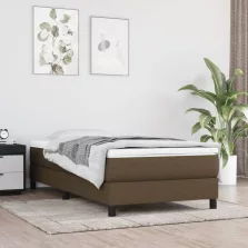   vidaXL sötétbarna szövet zsebrugós ágymatrac közepes keménységű 120 x 190 x 20 cm