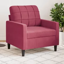 vidaXL bordó bársony kanapéfotel 60 cm