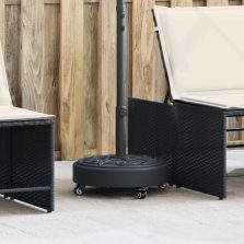   vidaXL görgős kerek napernyőtalp rúdhoz Ø38 / 48 mm 27 kg