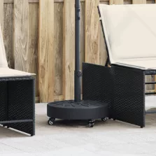   vidaXL görgős kerek napernyőtalp rúdhoz Ø38 / 48 mm 27 kg