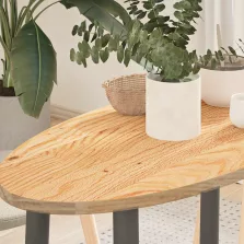   vidaXL tömör akácfa ovális alakú asztallap 80 x 40 x 2 cm