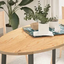   vidaXL tömör akácfa ovális alakú asztallap 120 x 60 x 2 cm