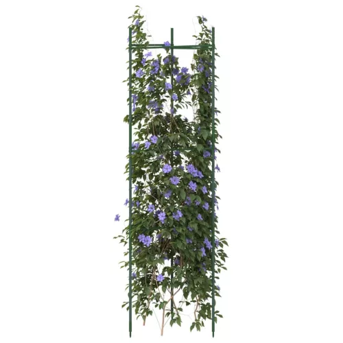 vidaXL 2 db acél és PP paradicsom ketrec 116 cm