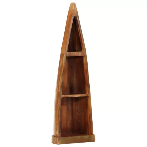 vidaXL tömör újrahasznosított fa csónakszekrény 39 x 27 x 127 cm