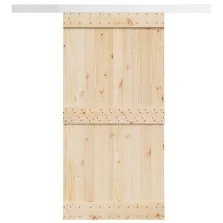   vidaXL ezüst alumínium ötvözet tolóajtó fémszerelék készlet 200 cm