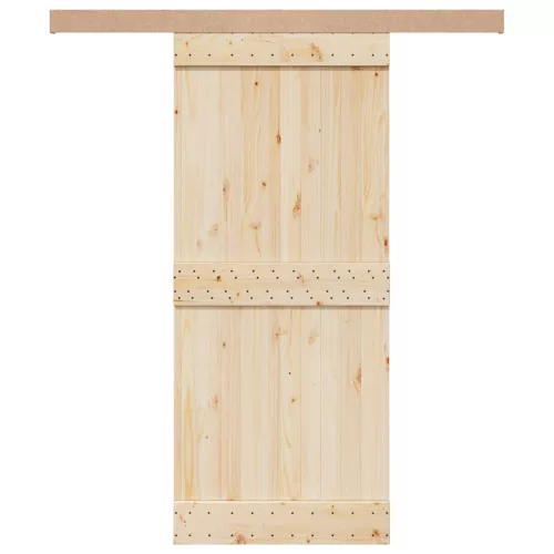 vidaXL ezüst alumínium ötvözet tolóajtó fémszerelék készlet 183 cm