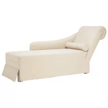   vidaXL Fotel társalgó párnázással és jobb karfával vászonnal