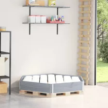   vidaXL szürke tömör fenyőfa hatszögű magaságyás 160 x 160 cm