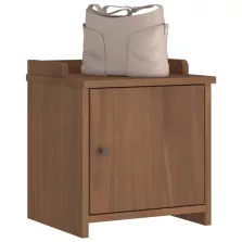 vidaXL SANDNES tömör fenyőfa előszobapad 45x40x50 cm