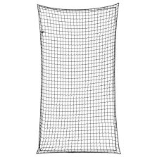   vidaXL fekete PP utánfutóháló elasztikus kötéllel 2,7 x 1,5 m