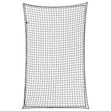   vidaXL fekete polipropilén utánfutóháló elasztikus kötéllel 4 x 2,5 m